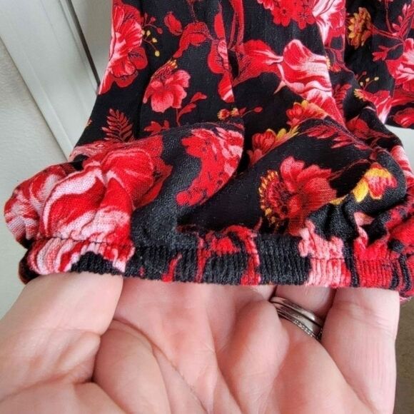 Terra & Sky floral bohemian peasant top 3x (24w-26w) - Picture 2 of 6